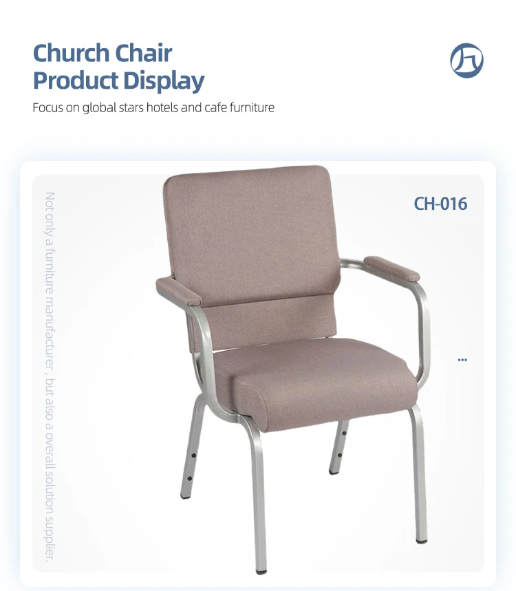 Stacking Iron Metal Padded Armrest Church Chair - Buy Padded Armrest ...