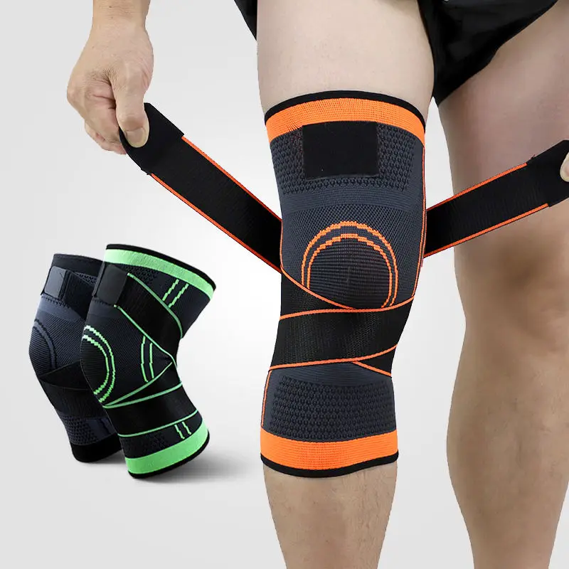 Pain Relief Adjustable Knee Sleeve Brace Knee Compression Support Knee Bandage