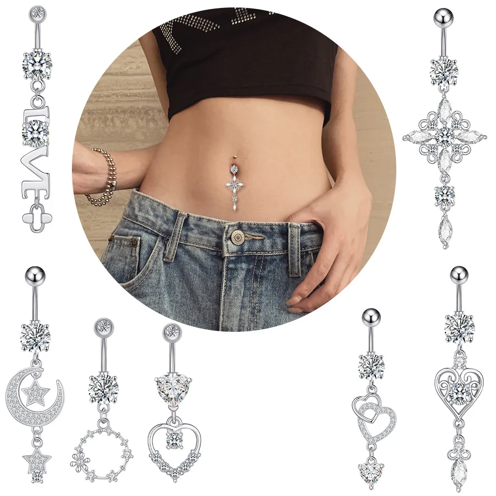 cute belly ring chains