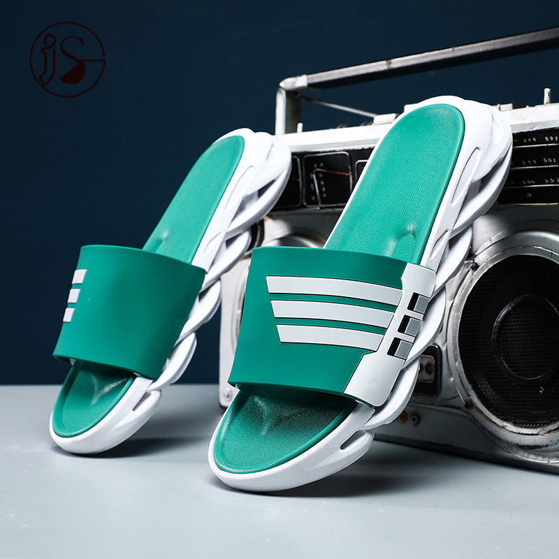 2021 Fashion colorful men slides footwear casual comfort mans slipper lightweight anti slip men slides