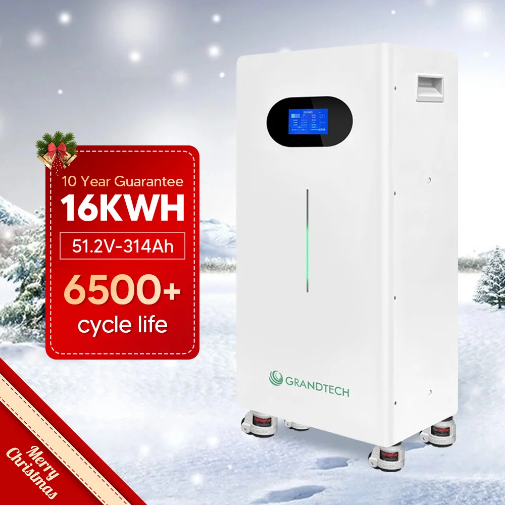Ταχεία αποστολή 51.2V 300Ah Στον τοίχο τοποθετείται διαχωρισμένη αποθήκευση ενέργειας μπαταρία ιόντων λιθίου 48V 16KWh κινητό ηλιακό σύστημα Home Lifepo4