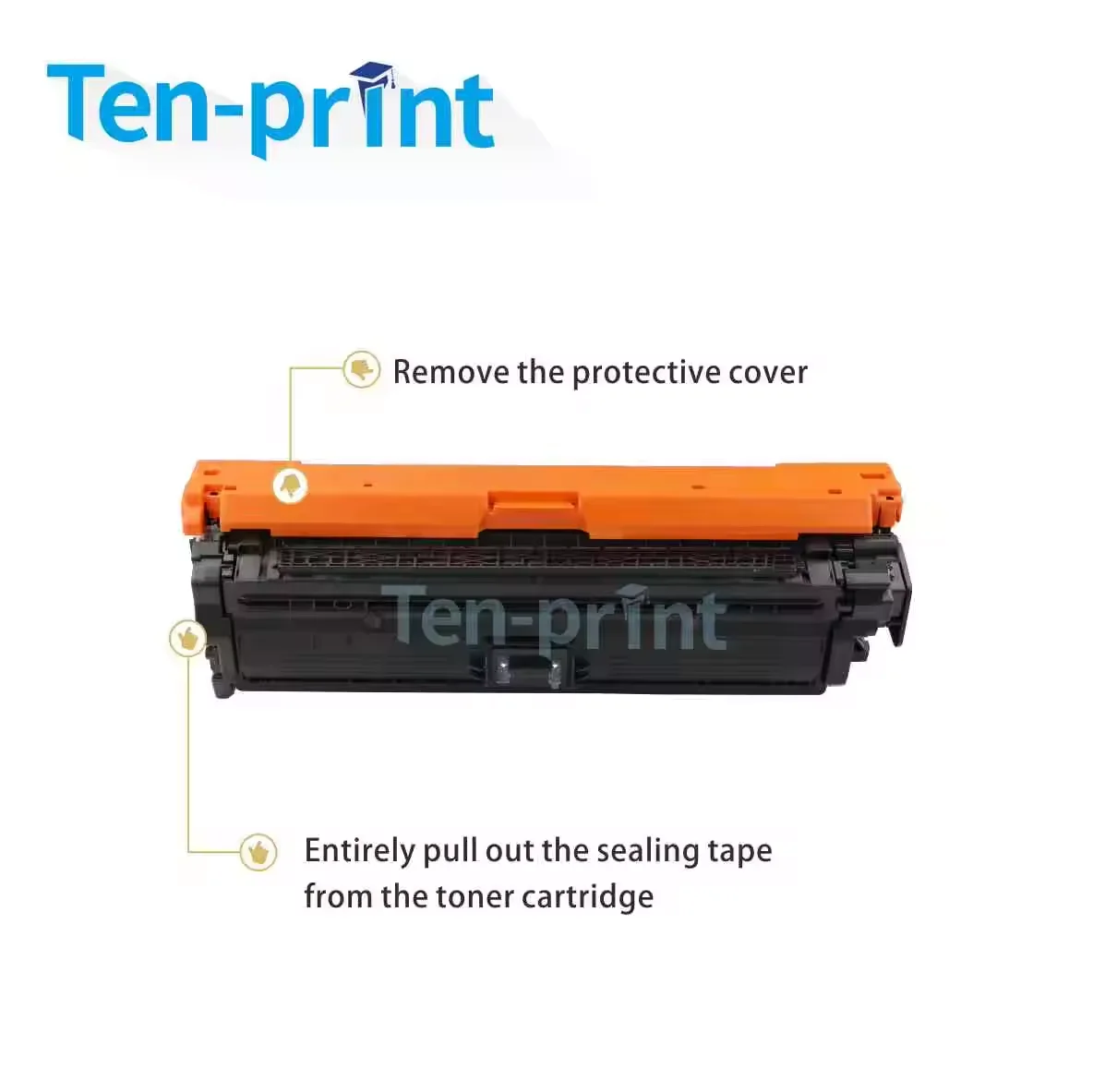 Ten-Print Factory Outlet Compatible Toner Cartridge 650A CE270A CE271A CE272A CE273A for HP CP5525 M750 Canon LBP9100 Printer
