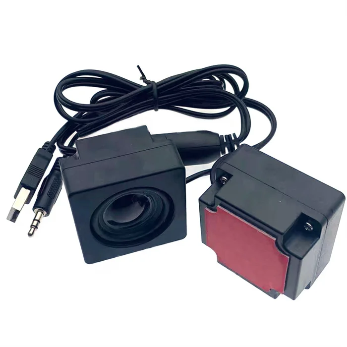 1 Pair Paste Mini Computer Speaker USB Wired Speakers Universal Stereo Sound Surround Loudspeaker for Computer Laptop Notebook