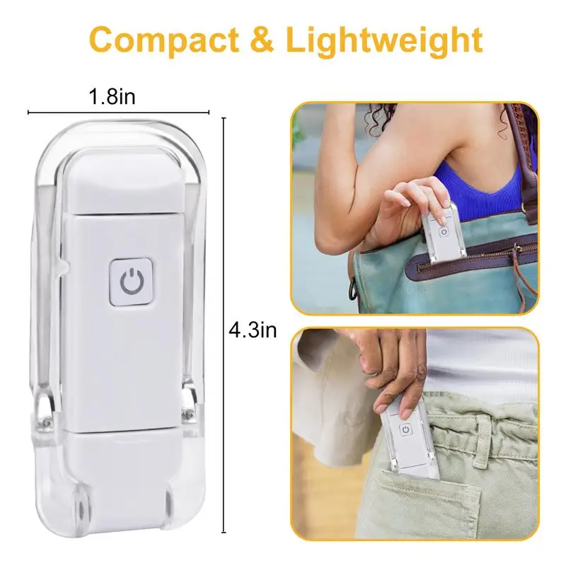 product led usb rechargeable book reading light brightness adjustable eye protection clip book light portable bookmark read light-44