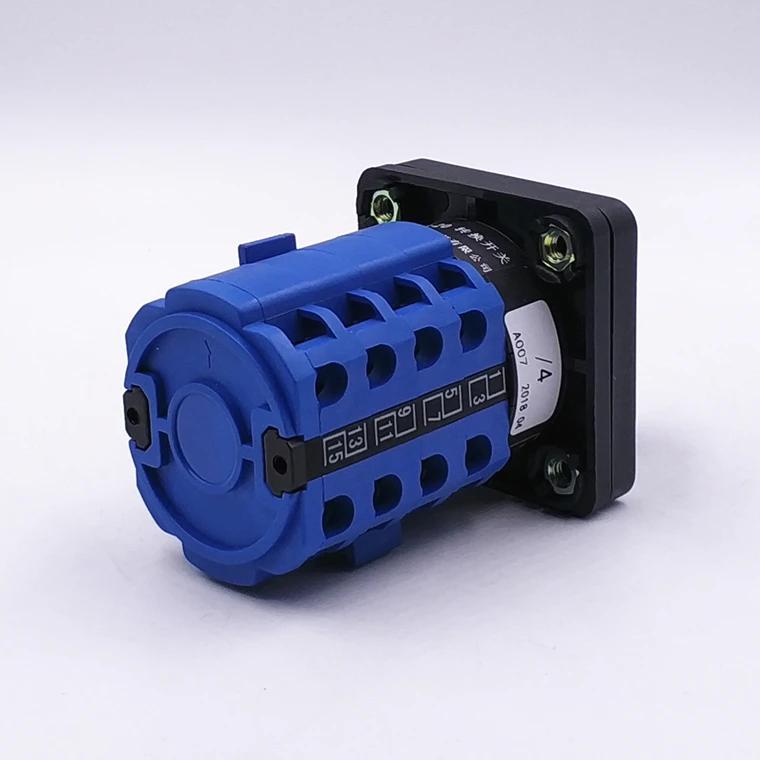 4-Speed 4-Section Universal Change-Over Switch LW26-20 Reverse Dual Power Rotary Switch Two-Wire Voltage Rotating Switch