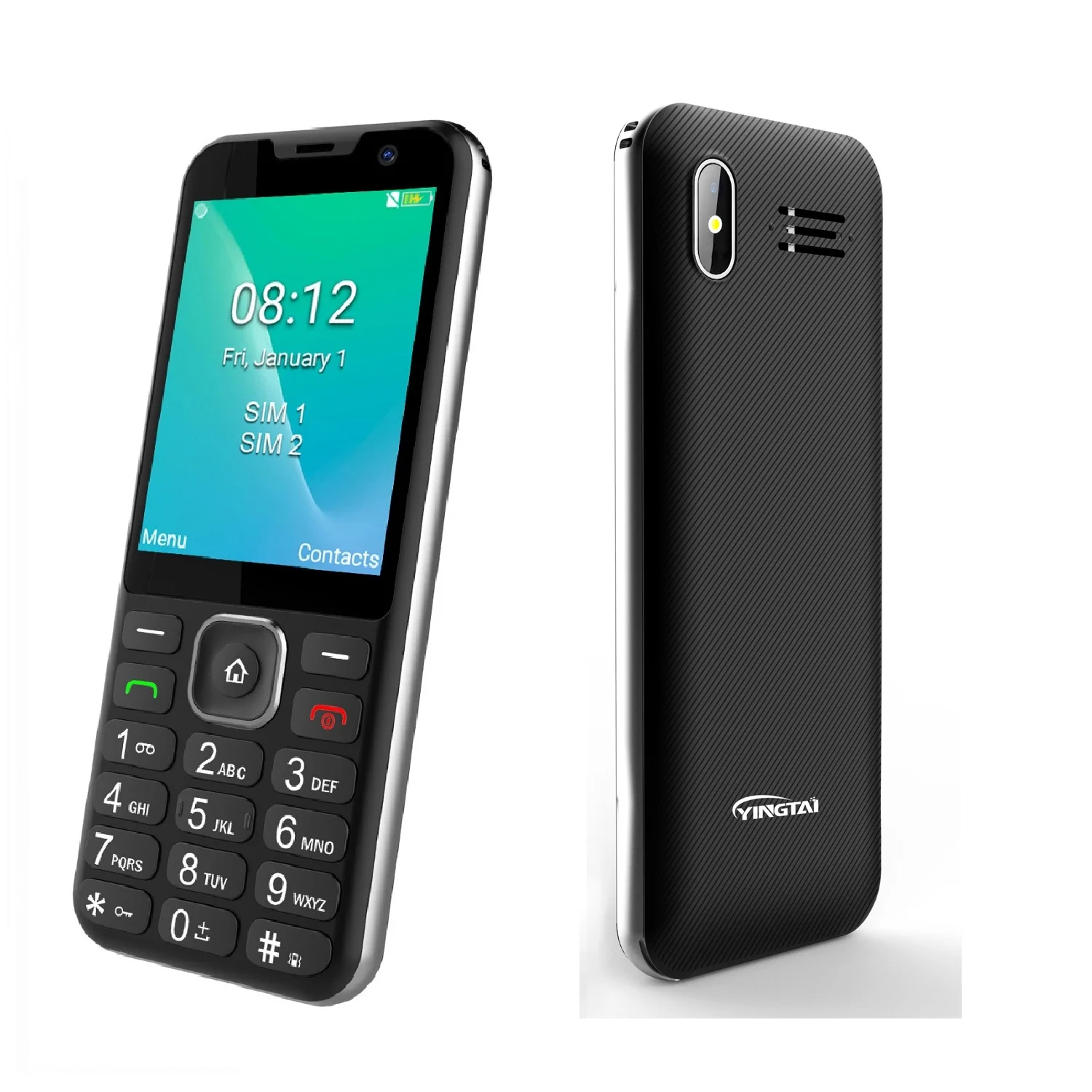 Source inch 4g simple feature bar mobile phones with GPS, facebook on m.alibaba.com