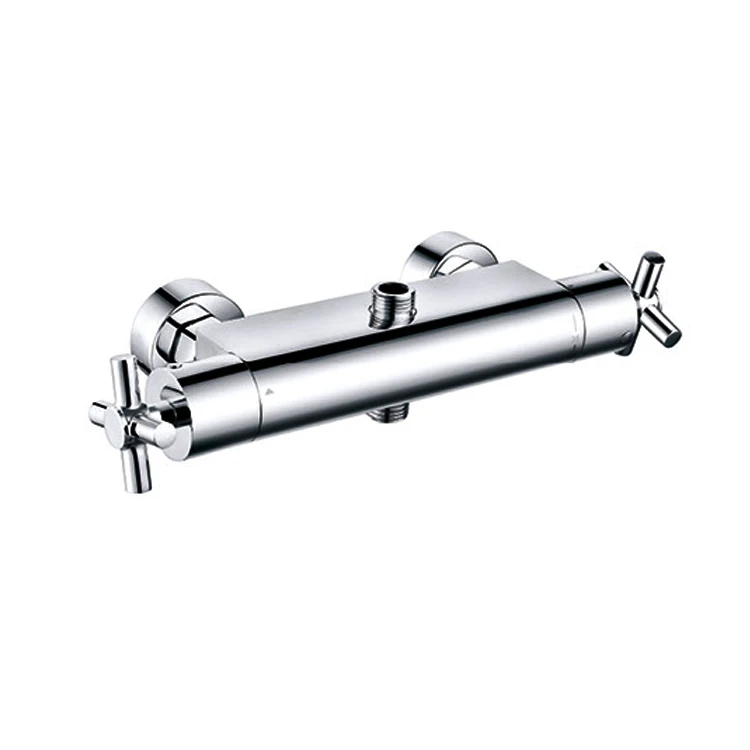 Modern Crosshead Handle Thermostatic Exposed Shower Valve