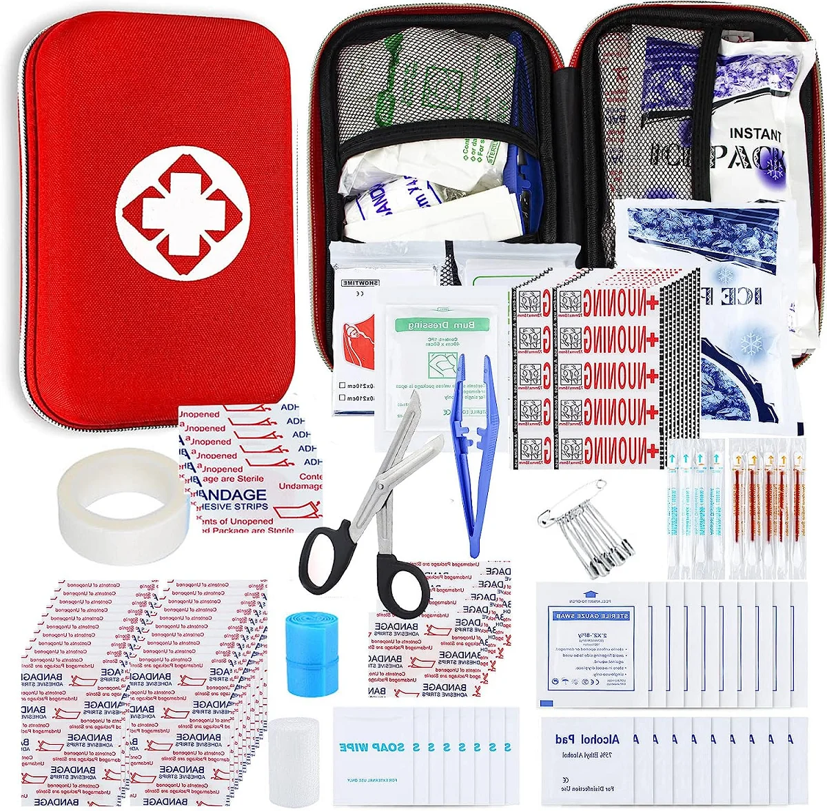 273Piece Camping Equipment Small Waterproof Car First Aid Kit Emergency Kit for Camping Hiking Home Travel factory