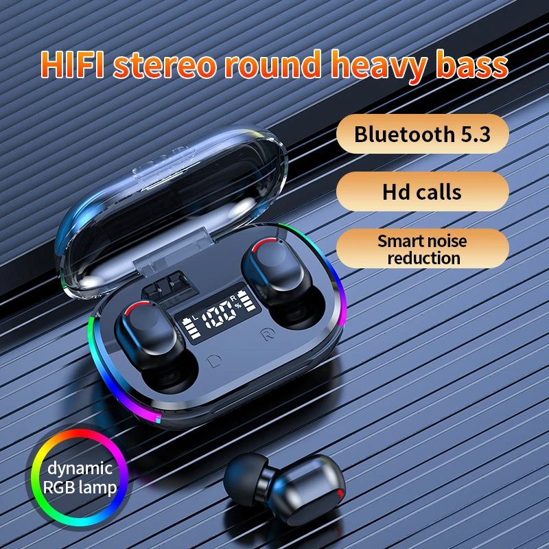 K10 TWS Smart Touch Control Earbuds Earphones Sports Video Game  Design Wireless Bluetooth Earphone Headphone