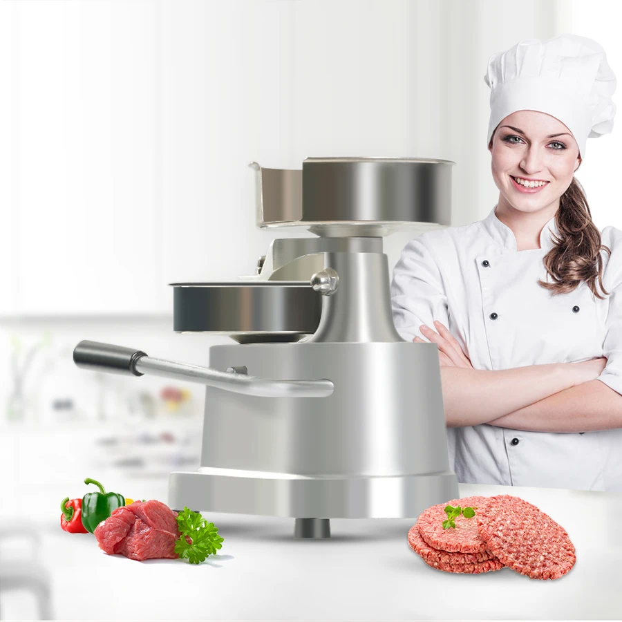 JKH-130 Automatic Meat Patty Forming Machine for Chicken Nuggets, Meat Pie, and Hamburger Production