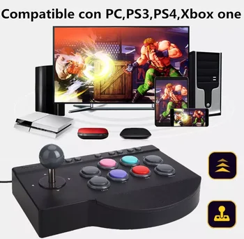 PXN 0082 Arcade Stick, Fight Sticks PC with Turbo & Macro  Functions,Compatible with TV/PC/PS3/PS4/Switch