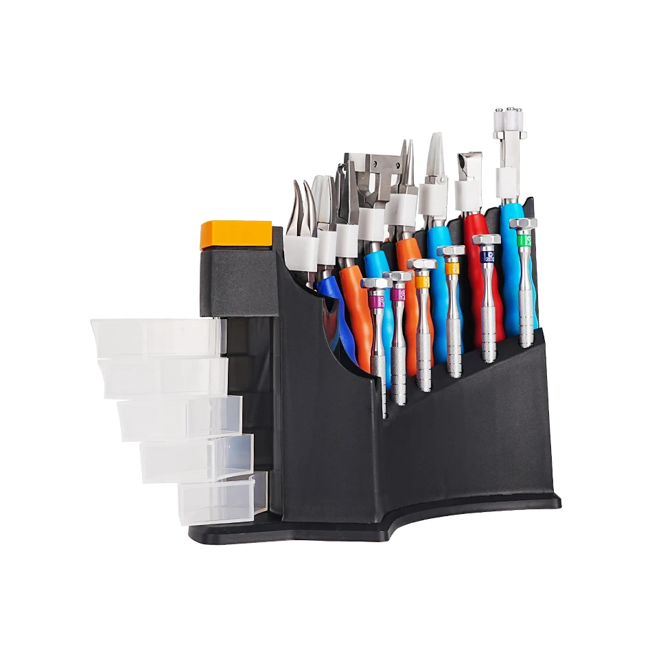 Optical Instruments Eyewear Repair Pliers and Screwdriver Set with Tools Holder Optical Tool
