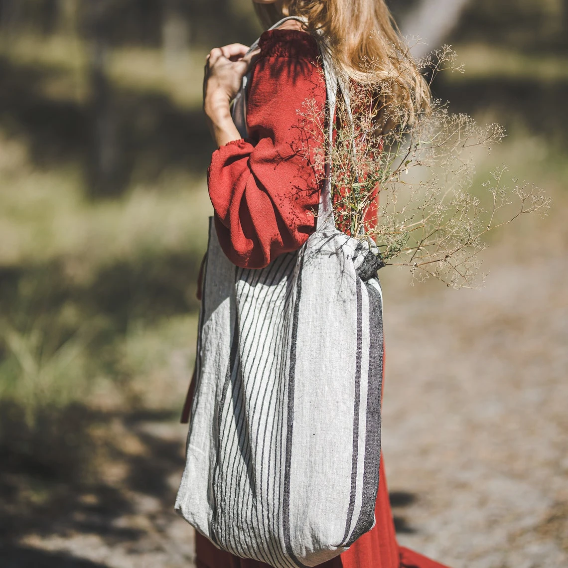 Bolso De Lino Natural Personalizado Para Hombre Y Mujer,Bolsa De Lino A  Rayas - Buy A Rayas De Lino Bolsa,Natural Bolsa De Lino,Bolsa De Lino  Product on Alibaba.com