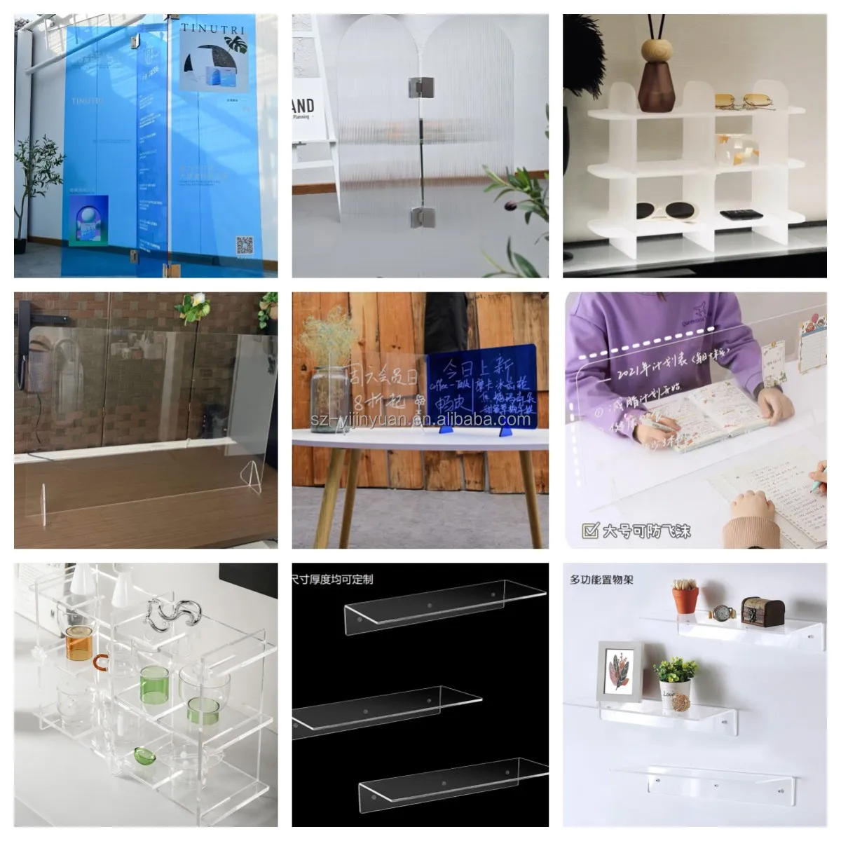 Transparent Large Acrylic Aquariums Table Fish Tank for Sale