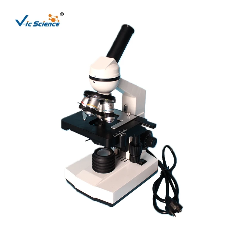 Drfeify Microscope monoculaire Microscope biologique monoculaire