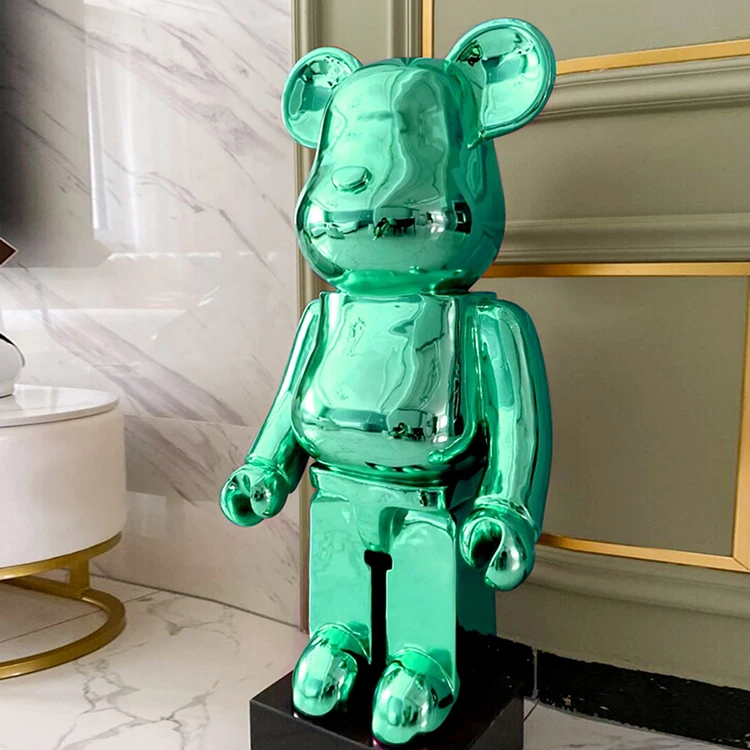 Luxury Brand Statue Bearbrick Modern Art Gift Interior 