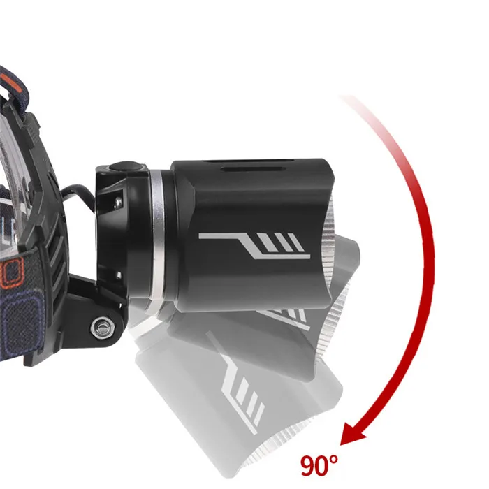 Powerful 1000LM LED Headlamp XHP70 Hunting Fishing LED Headlight 18650 Rechargeable Zoomable LED Headlight Torch for Outdoor