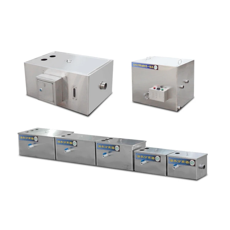 Multilayer Filtration Grease Trap and Oil Separator Stainless Steel Automatic Kitchen Grease Interceptor