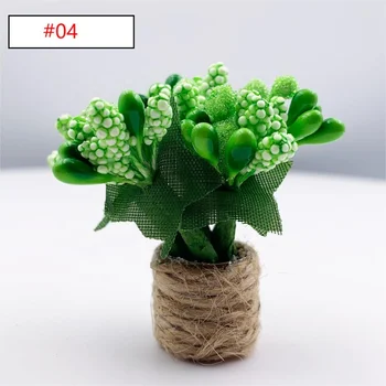 TuToy 1:12 Puppenhaus-Blumentopf Aus Ton – 80x60 Mm, Miniatur-Deko Für Puppenhäuser & Dioramen