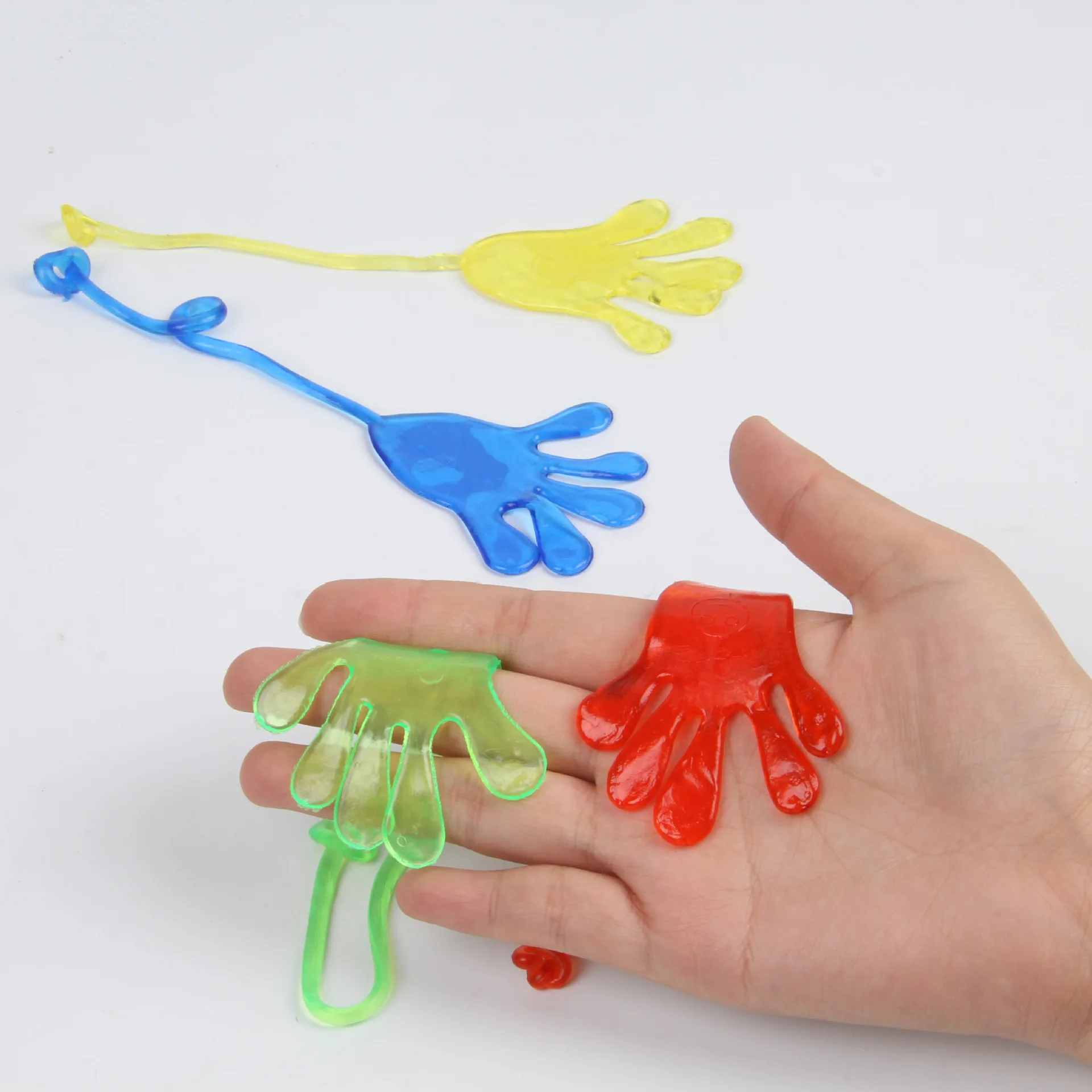 Telescopic Sticky Palm Kids Party Supply Favour Mini Sticky Jelly Stick ...