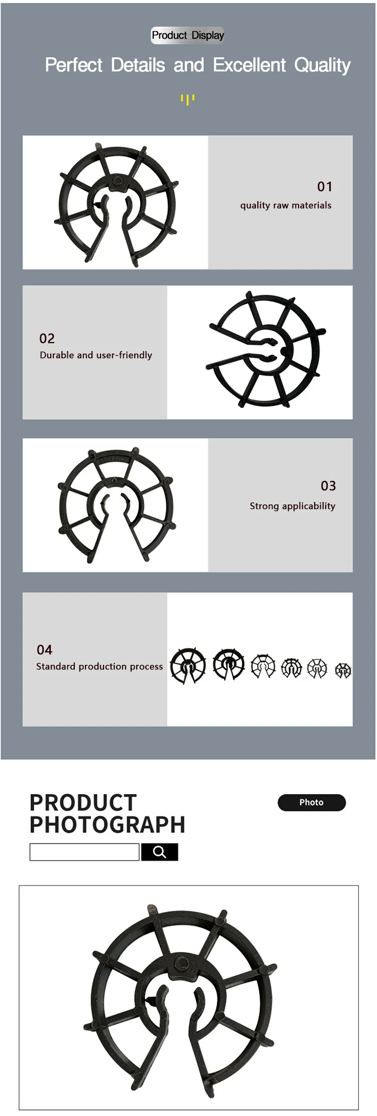 Formwork Spacers Formwork Accessories - Plastic Rebar Spacers by Fly