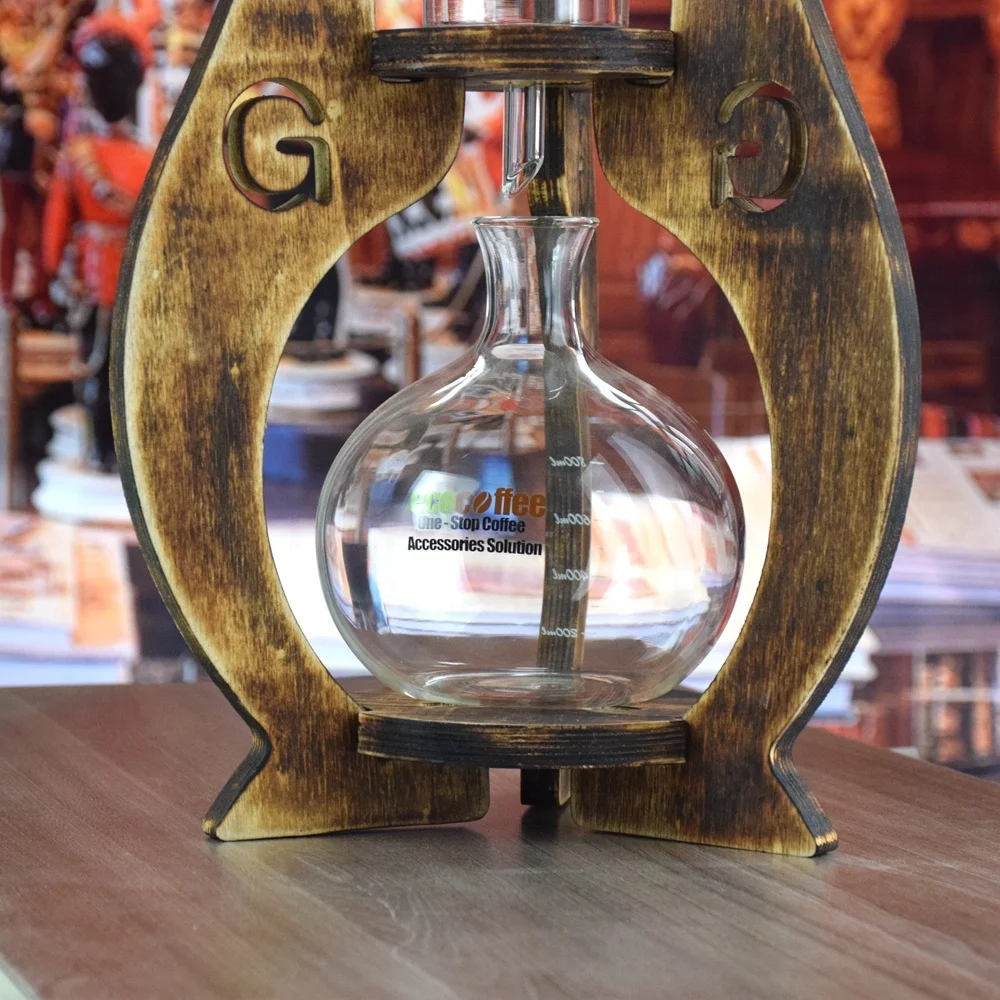 Z Daily Cold Brew Dutch Coffee Iced Coffee Maker for 600ml 1000ml Wooden Tower Home Drip Dutch Machine BD9