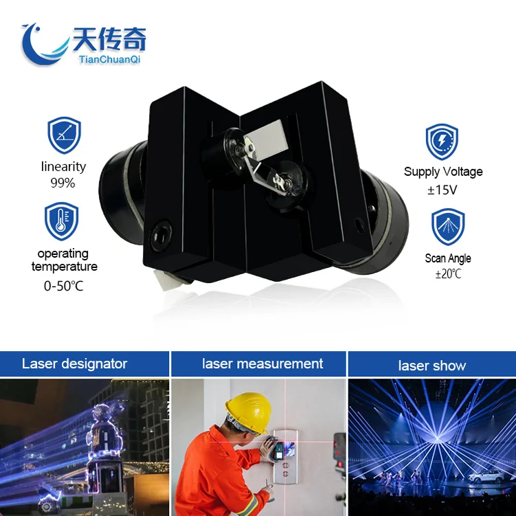Cheap Xy Galvanometer 25kpps Laser Scanner for Small Machines
