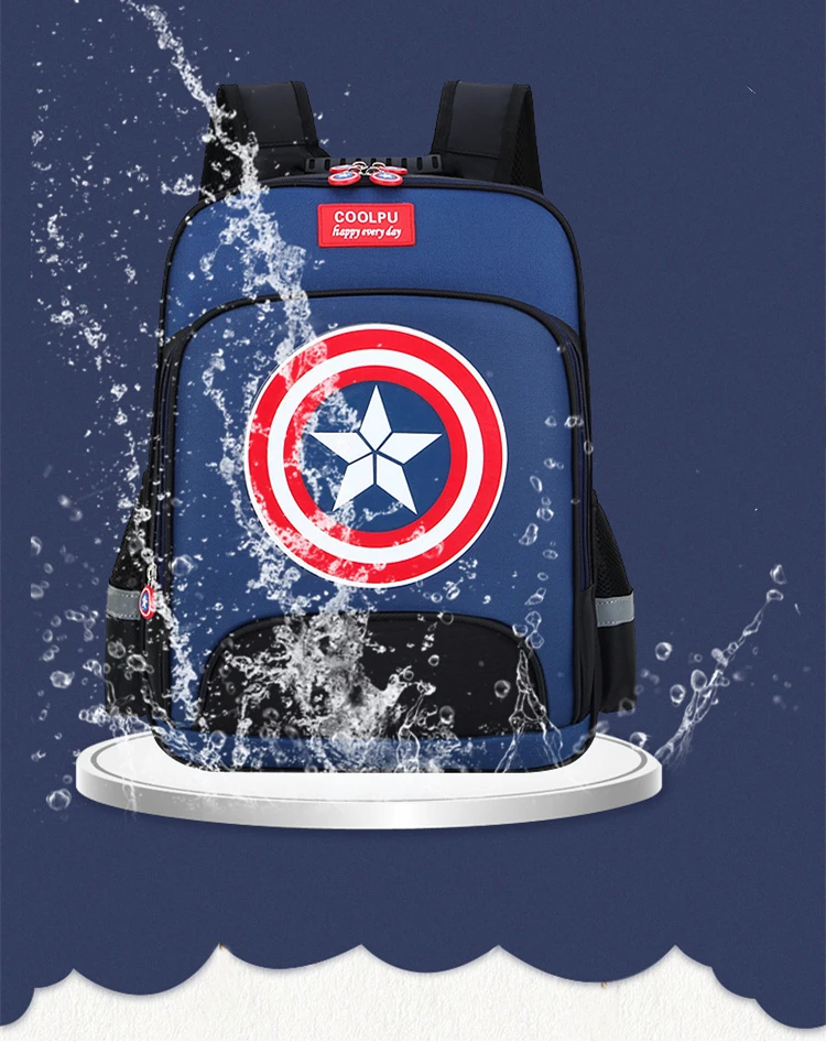 Waterproof Nylon School Bags Casual Backpack Set for Student Kit Student School Bag Backpack Boys Schoolbag Set