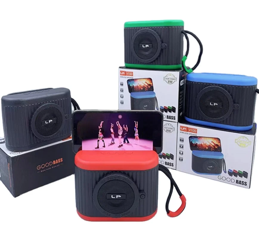 新しい LP-V100 ポータブル スピーカー アウトドア スポーツ ミニ 8