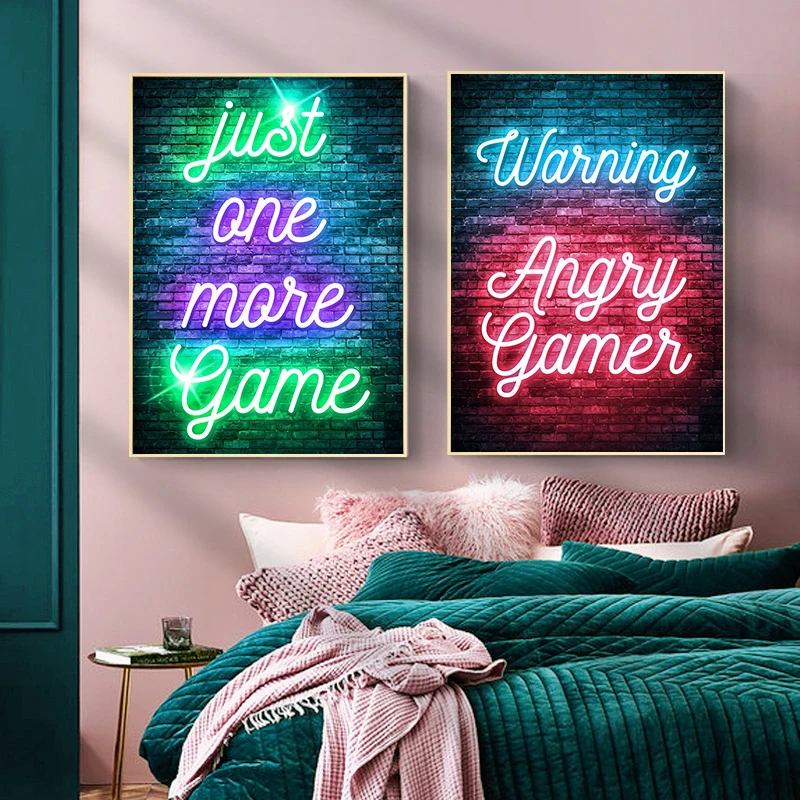 Gaming Prints Gamer Poster Gamer Gift Gaming Room Games 