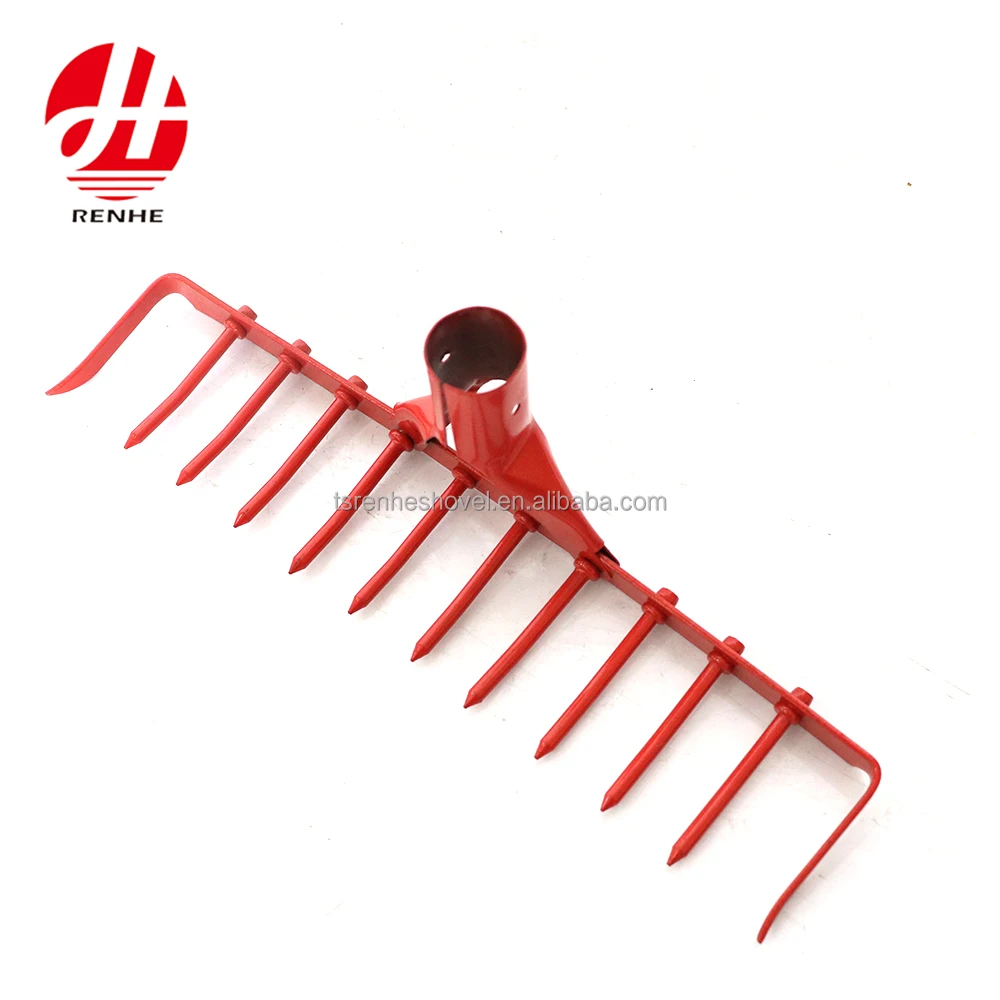 product hot sales leaf grabber rake   lawn leveling garden tool weeding  rake with long handle-3