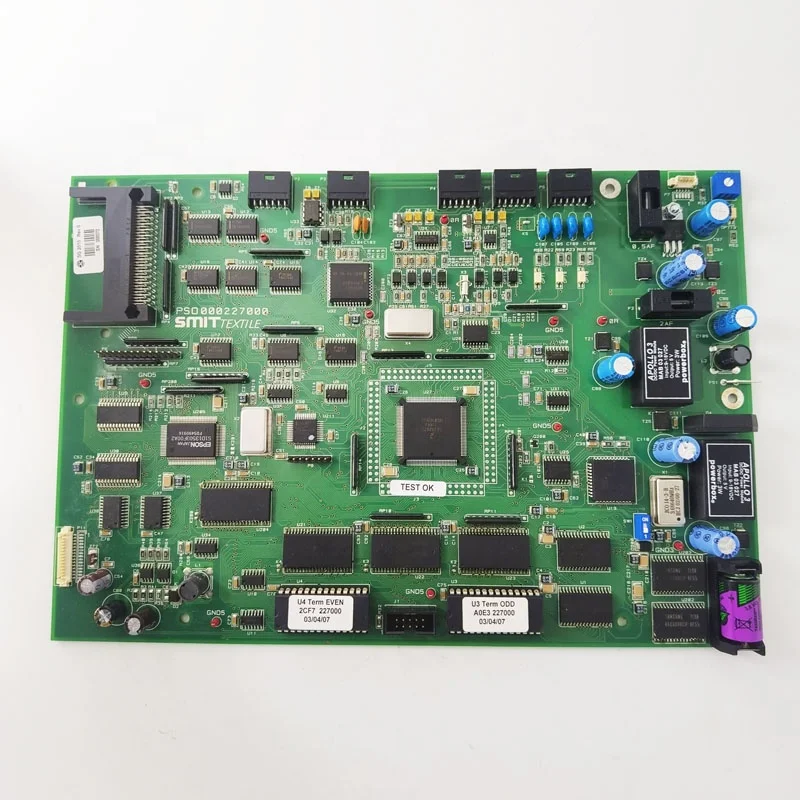 SMIT Textile Machine Scheda CPU Terminal PSO000227000 Max Black Green Cover Light Item Layer  Joint Spinning Suitable Origin