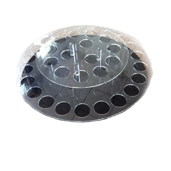 Высококачественная вращающаяся акриловая подставка для блеска губ вращающийся дисплей губной помады дисплея Бальзама Для Губ