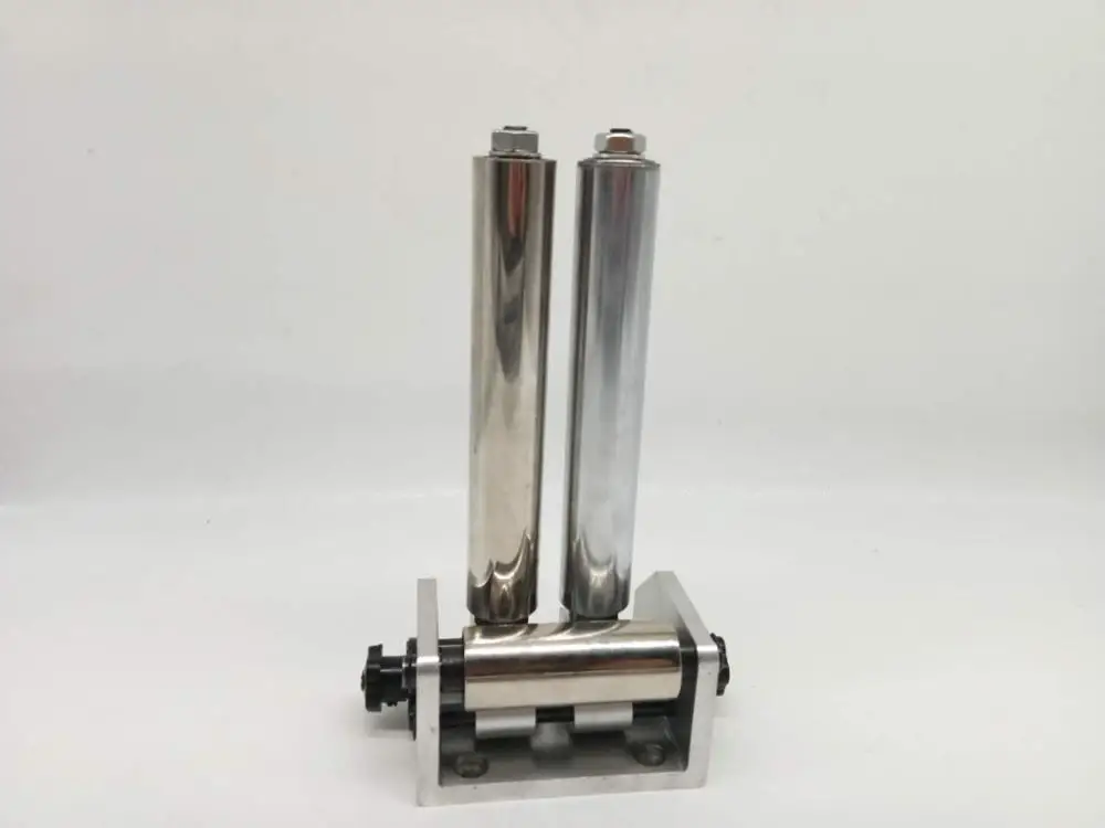 Wire Guide Rollers 30 for Rolling Drive Electrical Guide Wire Both Sides Adjustable Stainless Steel 25mm Diameter Long 150mm