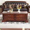 Long coffee table (chestnut brown, vintage color)
