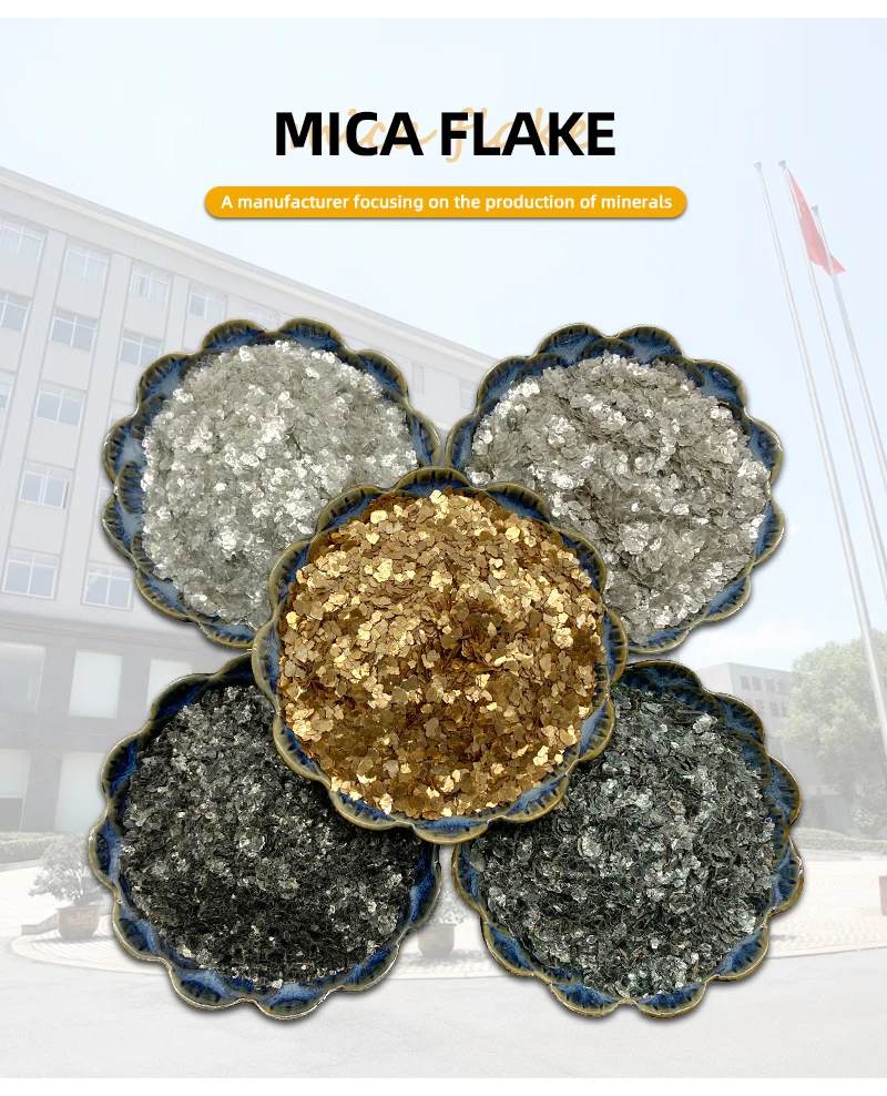 Muscovite Mica Mica Powder Real Stone Paint Appearance for Nail Art Cosmetics Industry Paint for Use Powder Type Pigment manufacture