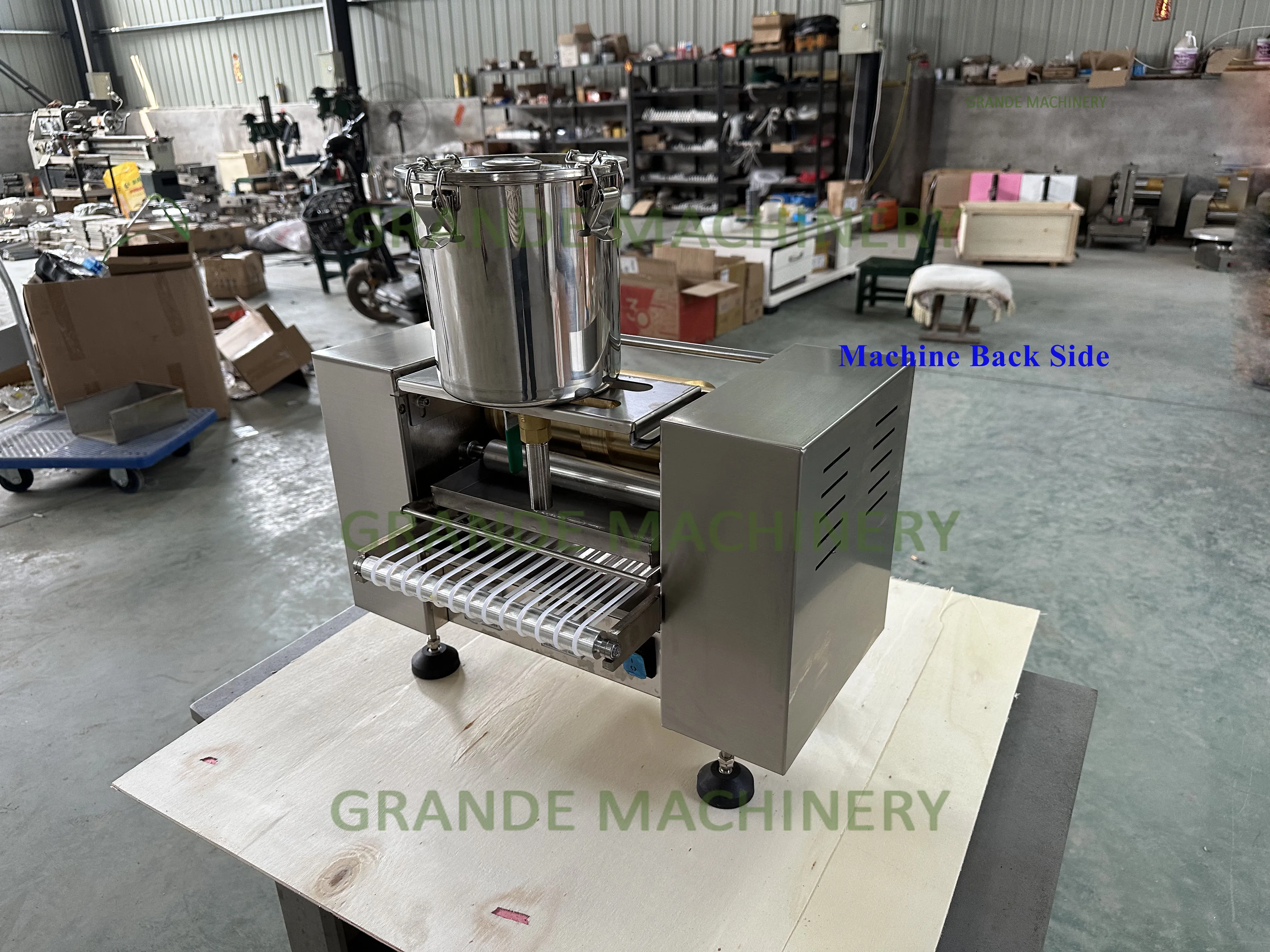 Commercial Automatic Mini Mille Egg Crepe Cake Machine Thousand Layer