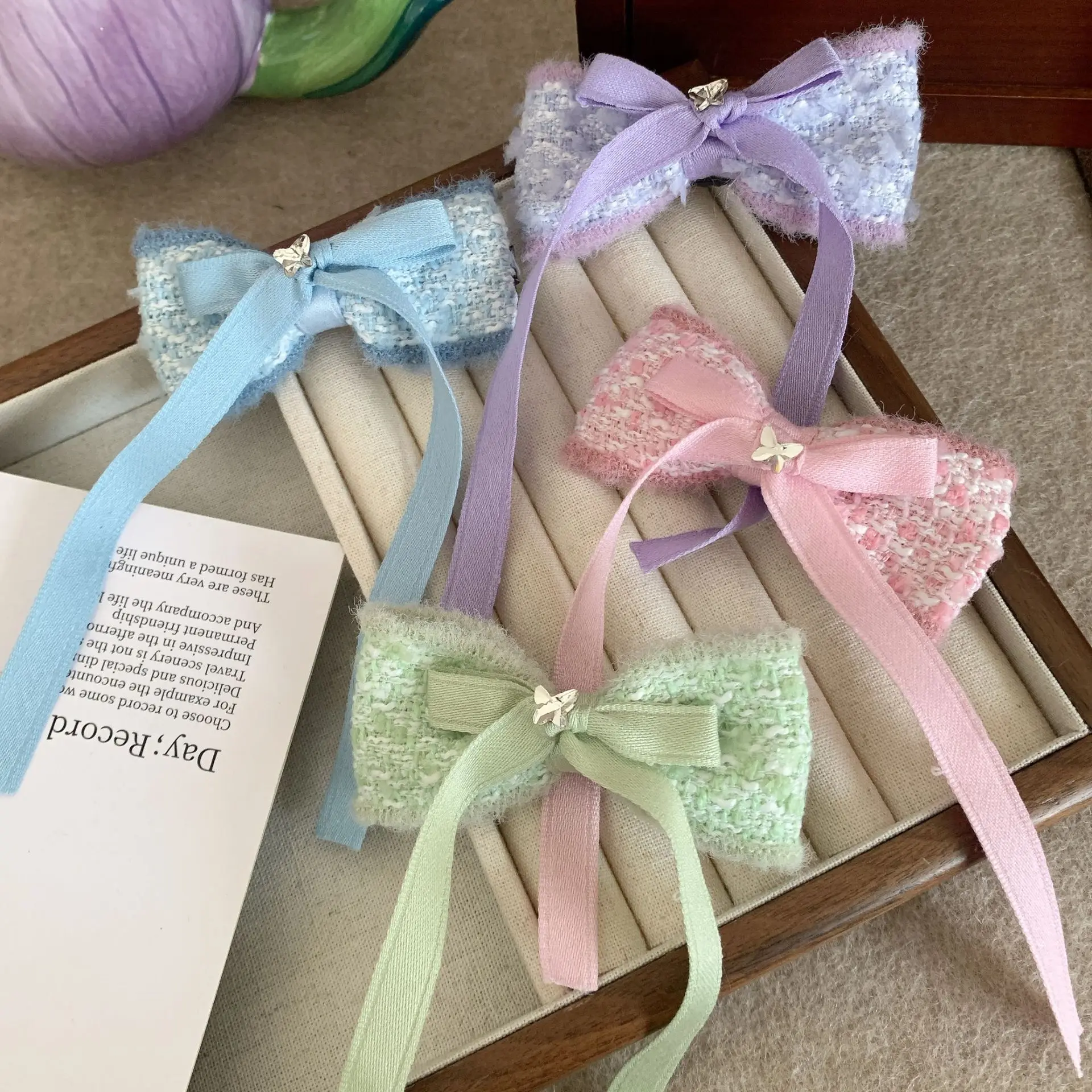 Toddler Velcro Bows For Baby Hair Japan And Korean Style Beautiful