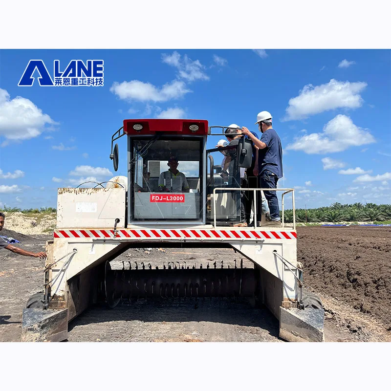 LANE Crawler Type Compost Turner Mixing Machine Windrow Compost Turner Small Compost Making Machines