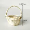 white  Rattan D6 H3.5 H7.5
