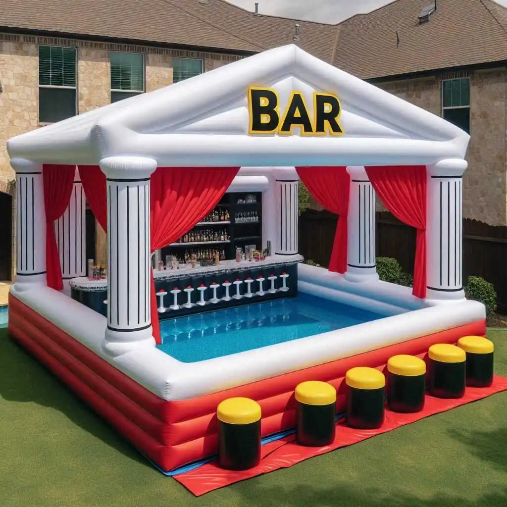 PVC Inflatable Pool Play Family Bar - Perfect for Parties