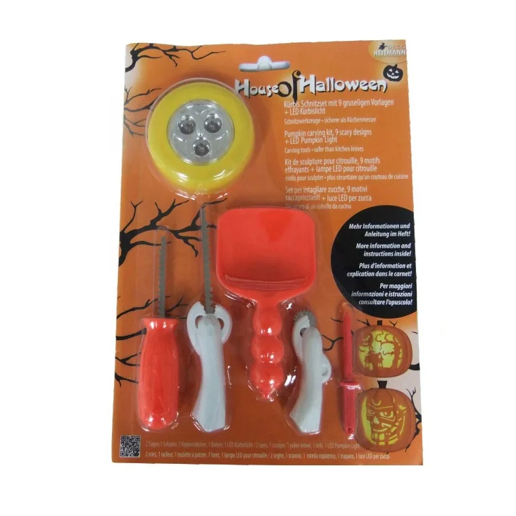 Halloween Pumpkin Carving Kits Plastic Engraved Template Plastic ...