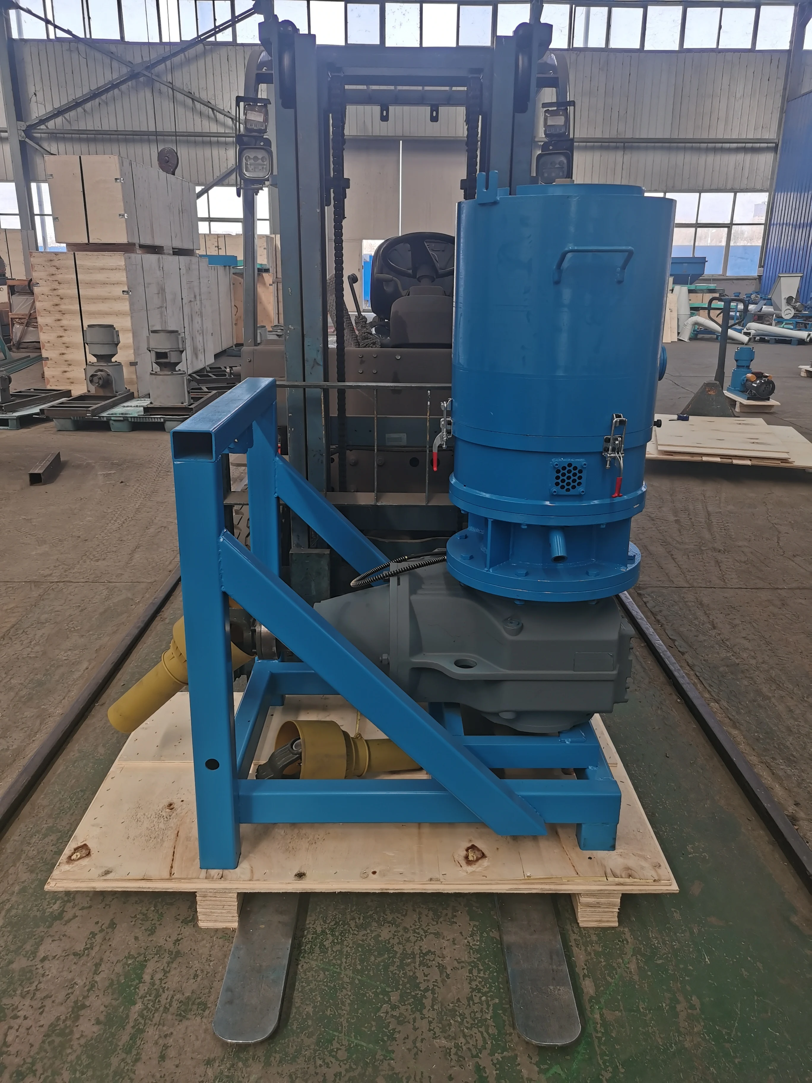 PTO Biofuel Making Machine Grass Wood Granules Boiler Pellet Biomass Machines Pallet Pellet Press Machine