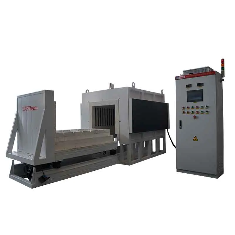 1100 1200 1300 Degree Industry Shuttle Kiln Furnace Automatic