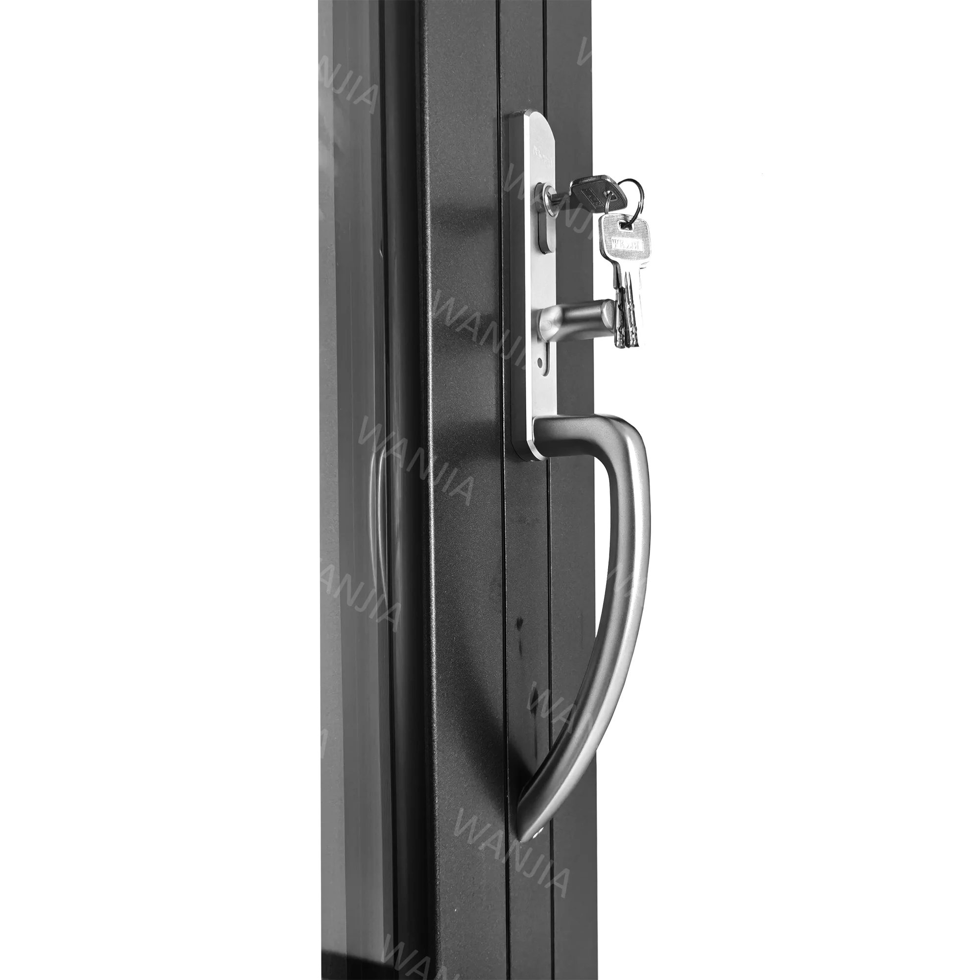 Shopping Mall Aluminum Door Soundproof Double Glazed Bi Folding Door