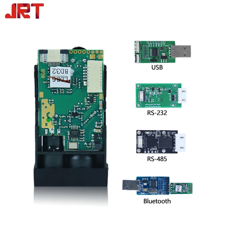 JRT 60m Accurate Laser Distance Sensor Modbus Rtu Module Laser Distance Measure Sensor for PLC Controller