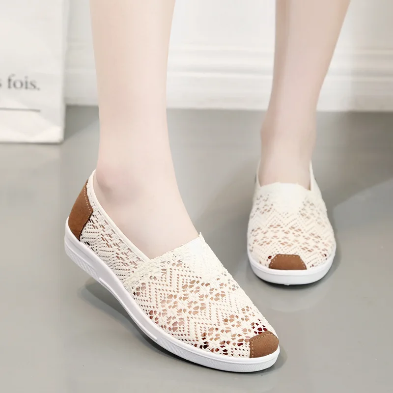 2024 New Design Slip On Women Flat Casual Canvas Shoes - Buy Womens ...