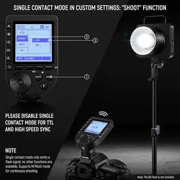 NEEWER Upgraded QPRO-N TTL Wireless Flash Trigger for Nikon Camera product image
