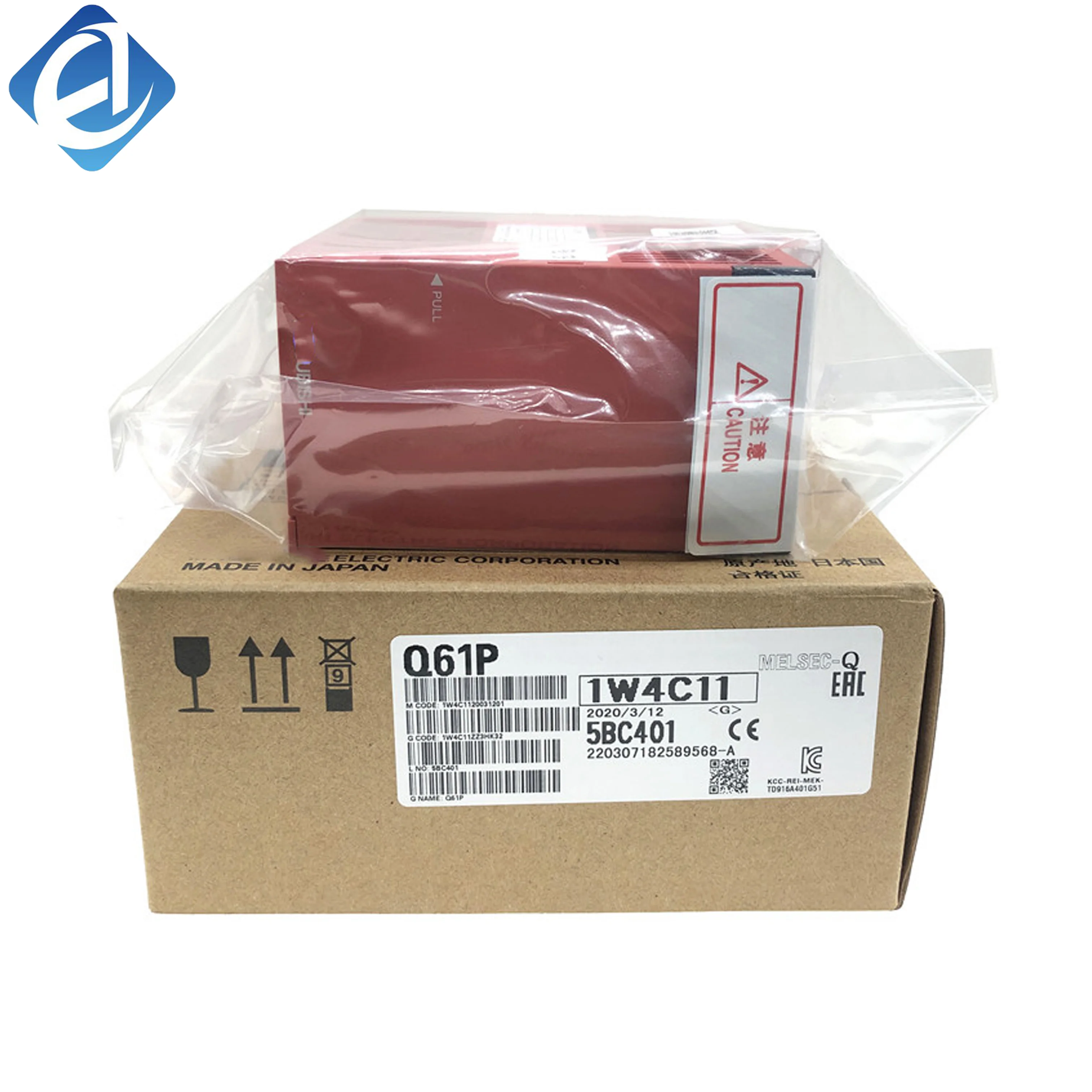 New Original Q61P Q series PLC power supply module. Supports standard voltage input, provides stable power for Q series CPU, I/O modules 