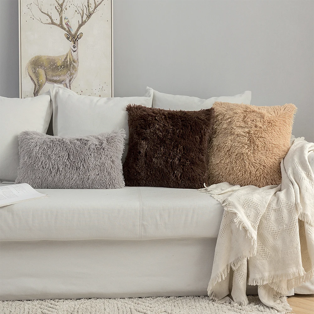 fleece cushion covers